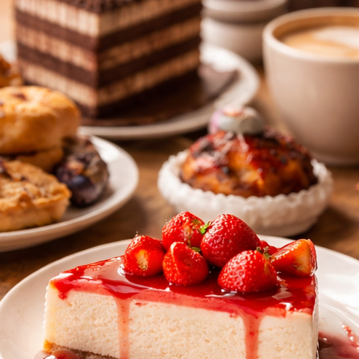 Café Brisa - brochas y detalle