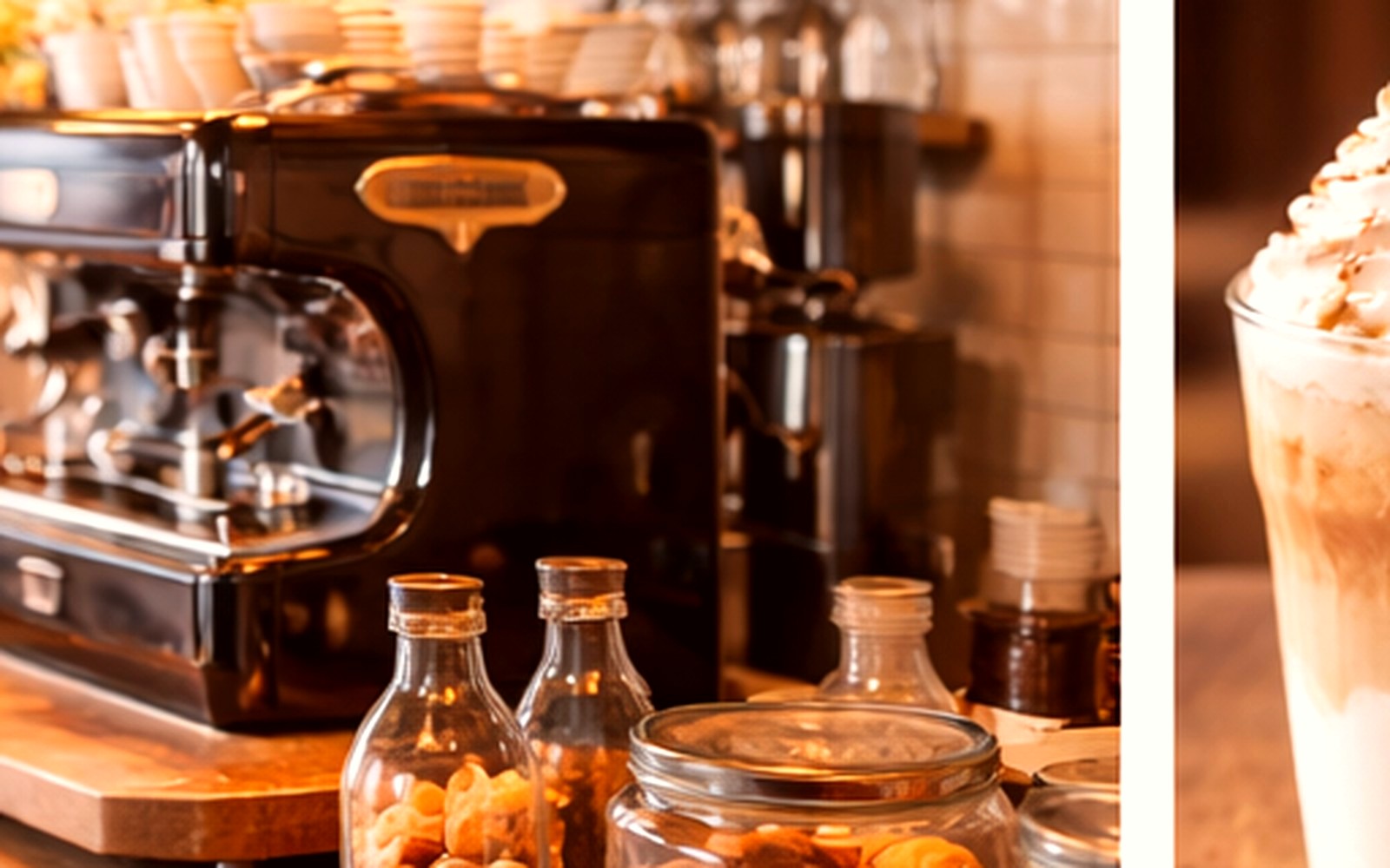 Barra y ambiente de Café Brisa