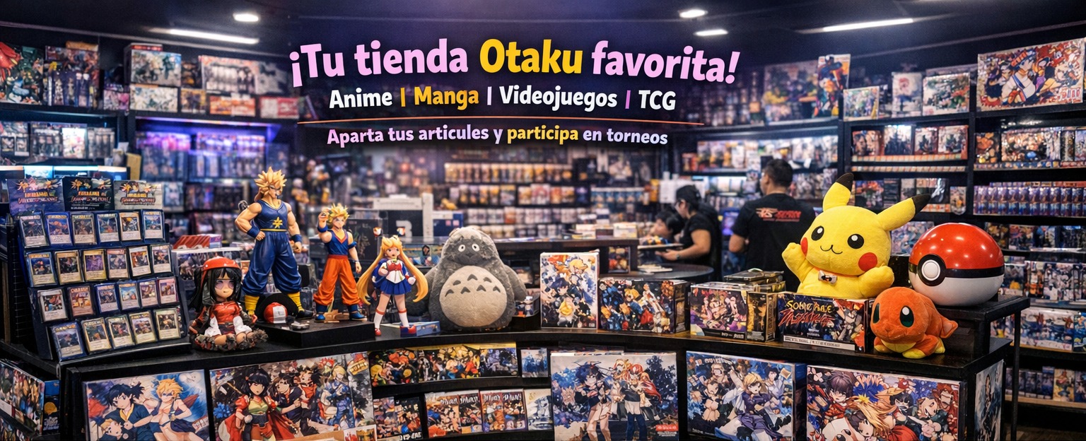 Interior y exhibición de Otaku Valles