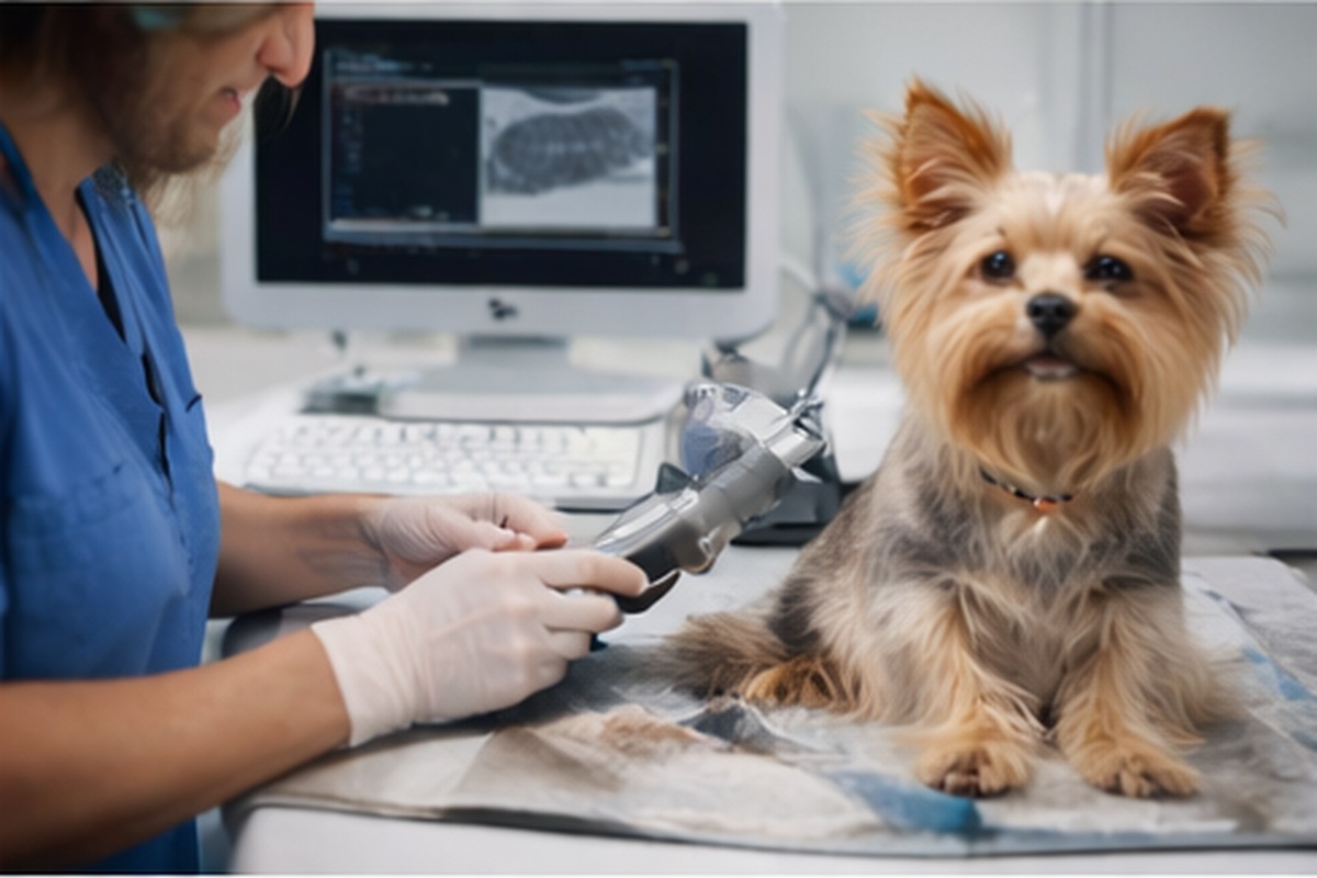 Consulta veterinaria para perro